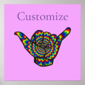 ハワイアンサイケデリックシャカサンダー_コーブ ポスター (正面)