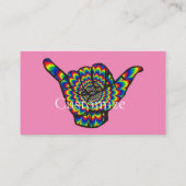 ハワイアンサイケデリックシャカサンダー_コーブ 名刺 (裏面)