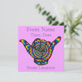 ハワイアンサイケデリックシャカサンダー_コーブ 招待状 (スタンド正面)