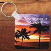 ハワイアンサンセットキーチェーン キーホルダー (正面)