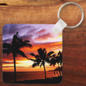 ハワイアンサンセットキーチェーン キーホルダー (裏面)