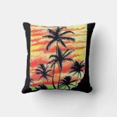 ハワイアンサンセットココパームズ クッション (裏面)