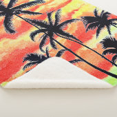 ハワイアンサンセットココパームズ シェルパブランケット (3/4)