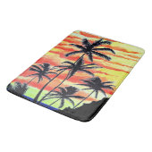 ハワイアンサンセットココパームズ バスマット (アングル)