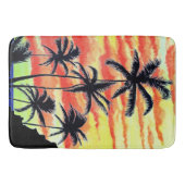 ハワイアンサンセットココパームズ バスマット (正面)