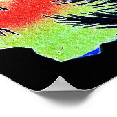 ハワイアンサンセットココパームズ ポスター (角)