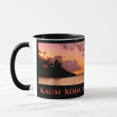 ハワイアンサンセットコーヒーマグ – コナカウアイマウイ マグカップ (左)