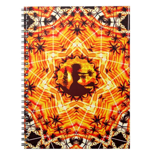 ハワイアンサンセットフラパームズ ノートブック (正面)