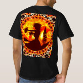 ハワイアンサンセットフラパームズ Tシャツ (裏面)