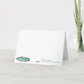 ハワイアンサンタクリスマスカード サンキューカード (裏面)