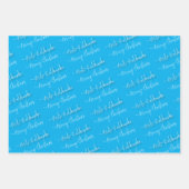 ハワイアンサンタクロースメレカリキマカ ラッピングペーパーシート (正面3)