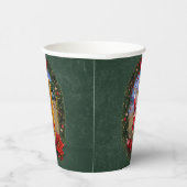 ハワイアンサンタバイサーフボード 紙コップ (右)