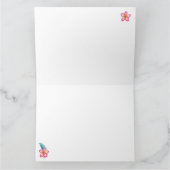 ハワイアンサンライズプルメリア  カード (内部)