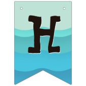 ハワイアンサーファーガール バンティングフラッグ (第2の旗)