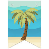 ハワイアンサーファーガール バンティングフラッグ (第1の旗)