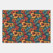 ハワイアンサーファーパラダイスデザイン ラッピングペーパーシート (正面3)