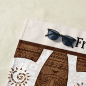 ハワイアンサーファービーチタオル ビーチタオル (インサイチュ)