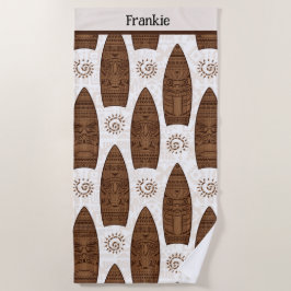 ハワイアンサーファービーチタオル ビーチタオル