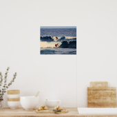 ハワイアンサーファープリント ポスター (キッチン)