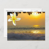 ハワイアンサーファー ポストカード (正面/裏面)