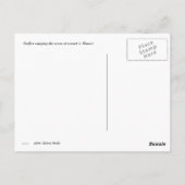 ハワイアンサーファー ポストカード (裏面)