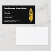 ハワイアンサーフィンショップテーマ 名刺 (正面/裏面)