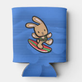 ハワイアンサーフィンバニーホリデーマンガ 缶クーラー (裏面)