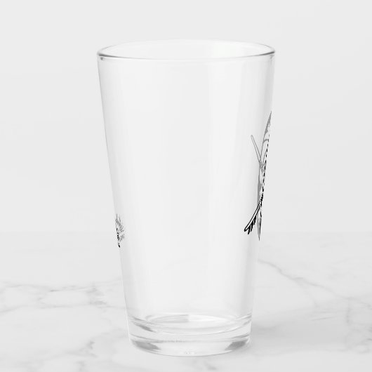 ハワイアンサーフガイ水ビールグラス タンブラーグラス (右)