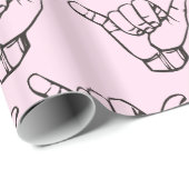 ハワイアンシャカブラウェーブサンダー_コーブ ラッピングペーパー (ロールコーナー)