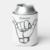 ハワイアンシャカブラウェーブサンダー_コーブ 缶クーラー (缶正面)