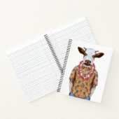 ハワイアンシャツ牛 ノートブック (内部)