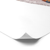 ハワイアンシャツ牛 ポスター (角)