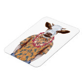 ハワイアンシャツ牛 マグネット (左側)