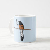 ハワイアンシャマバードセルフィー コーヒーマグカップ (正面左)