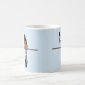 ハワイアンシャマバードセルフィー コーヒーマグカップ (中央)