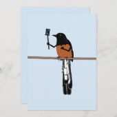 ハワイアンシャマバードセルフィー シーズンカード (正面/裏面)