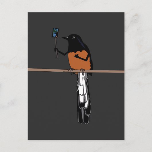 ハワイアンシャマバードセルフィー ポストカード (正面)