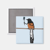 ハワイアンシャマバードセルフィー  マグネット (正面/裏面)