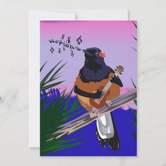 ハワイアンシャマ遊バードウクレレ シーズンカード (正面)