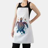 ハワイアンシータートルティージーディージーハワイビーチ エプロン (インサイチュ)