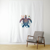 ハワイアンシータートルティージーディージーハワイビーチ タペストリー (インサイチュ)