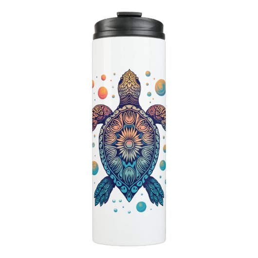 ハワイアンシータートルティージーディージーハワイビーチ タンブラー (正面)