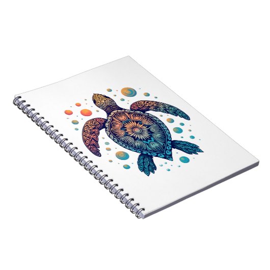 ハワイアンシータートルティージーディージーハワイビーチ ノートブック (右側)