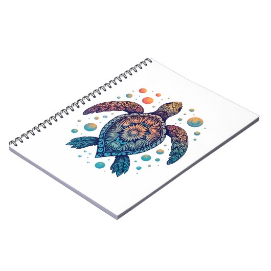 ハワイアンシータートルティージーディージーハワイビーチ ノートブック (左側)