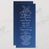 ハワイアンシータートルホワイトオンブルービーチプログラム プログラム (正面/裏面)