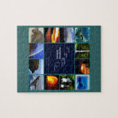 ハワイアンシーンのコラージュ ジグソーパズル (横)