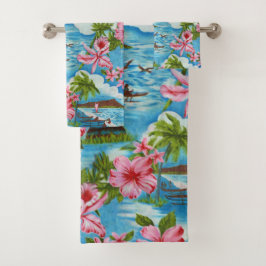 ハワイアンシーン バスタオルセット