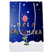 ハワイアンジンジャーブレッドCookieとキャンディ2.0 ミディアムペーパーバッグ (裏面)