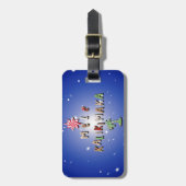 ハワイアンジンジャーブレッドCookieとキャンディ2.0 ラゲッジタグ (正面縦)