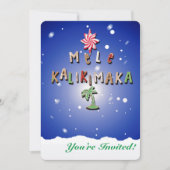 ハワイアンジンジャーブレッドCookieとキャンディ2.0 招待状 (正面)